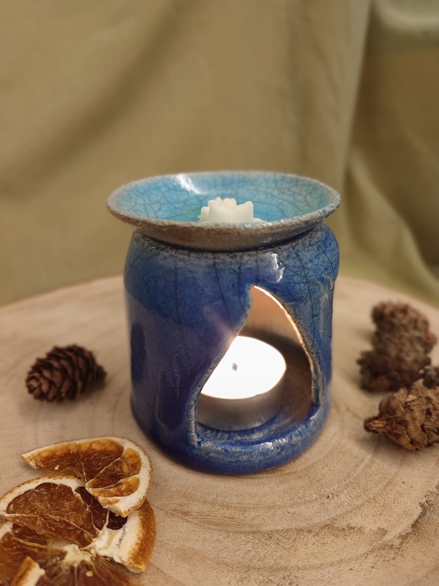 BRUCIA ESSENZE IN CERAMICA RAKU