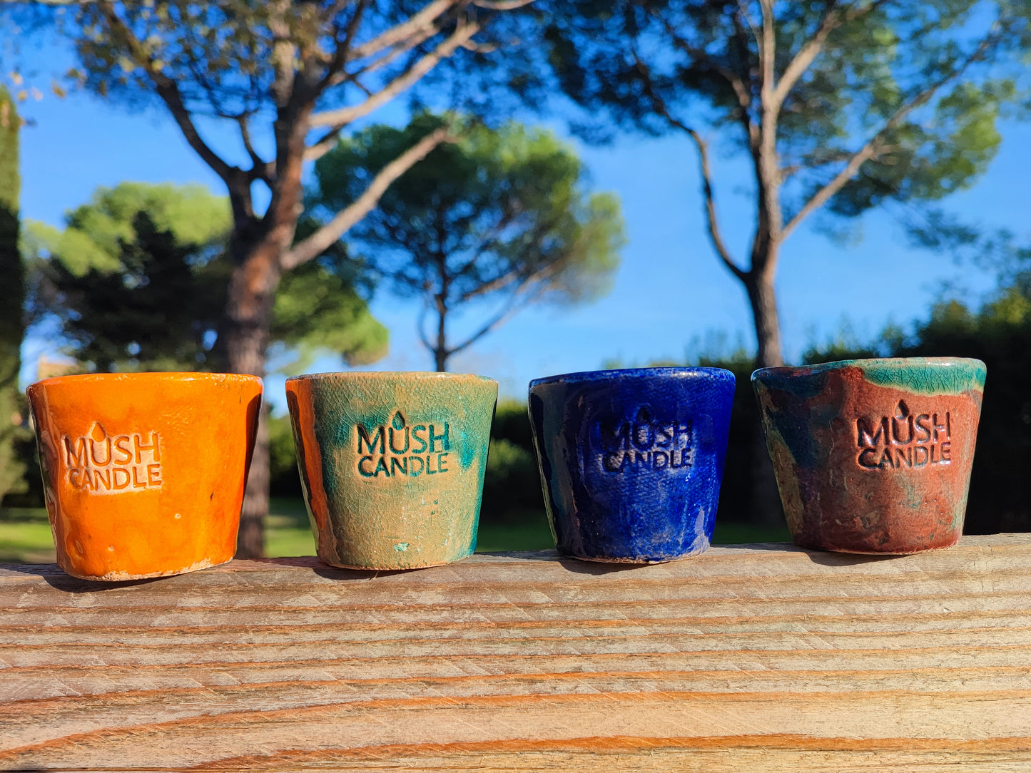 COLLEZIONE AKIRA - EDIZIONE LIMITATA - Candele aromaterapiche in ceramica Raku