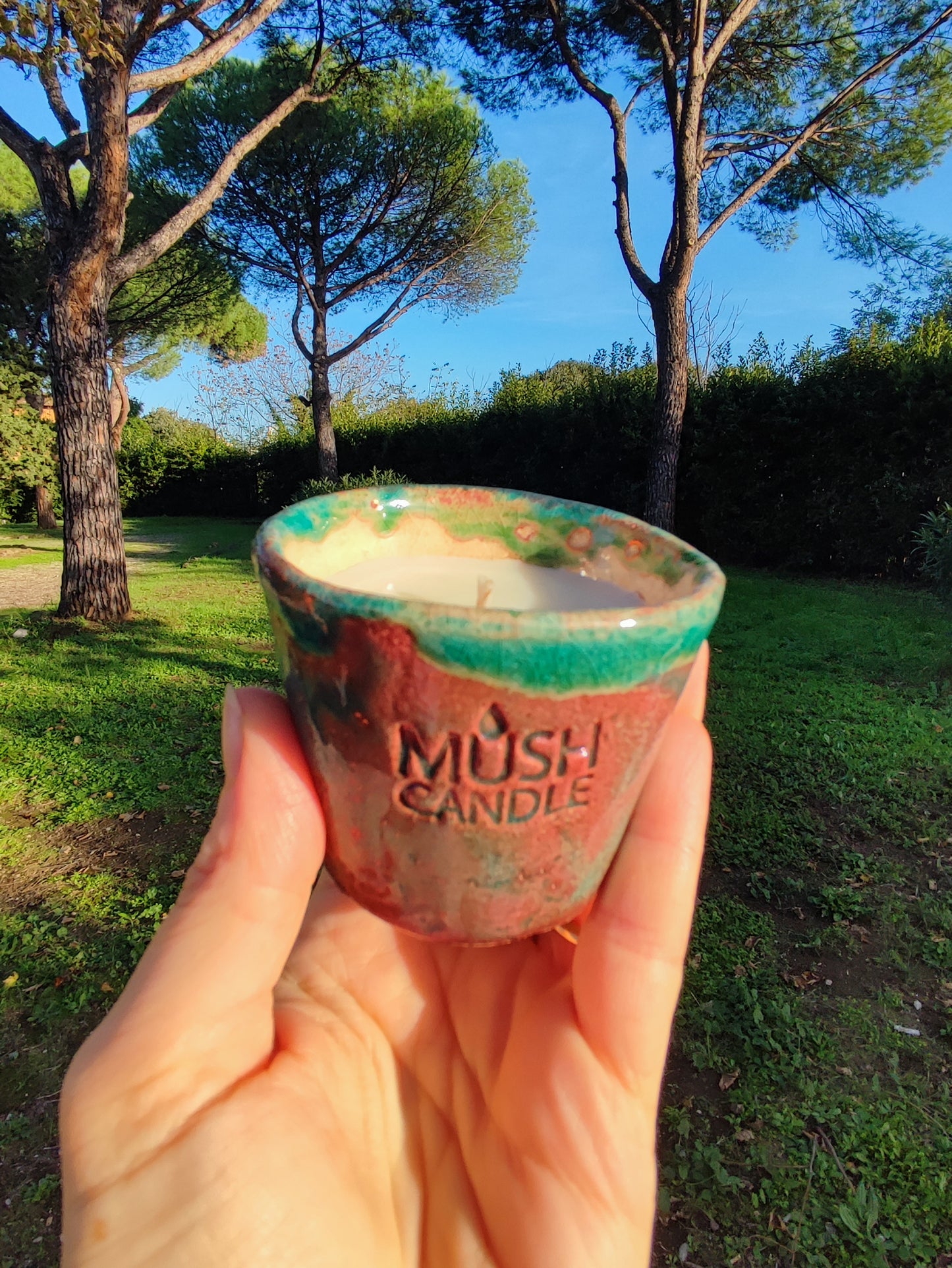 COLLEZIONE AKIRA - EDIZIONE LIMITATA - Candele aromaterapiche in ceramica Raku