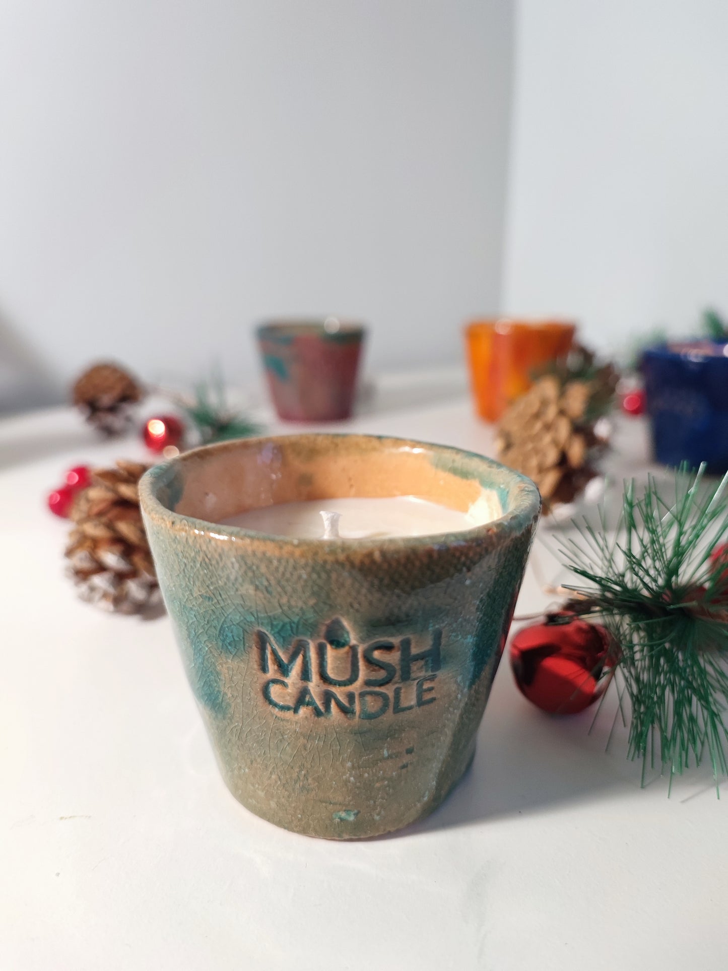 COLLEZIONE AKIRA - EDIZIONE LIMITATA - Candele aromaterapiche in ceramica Raku