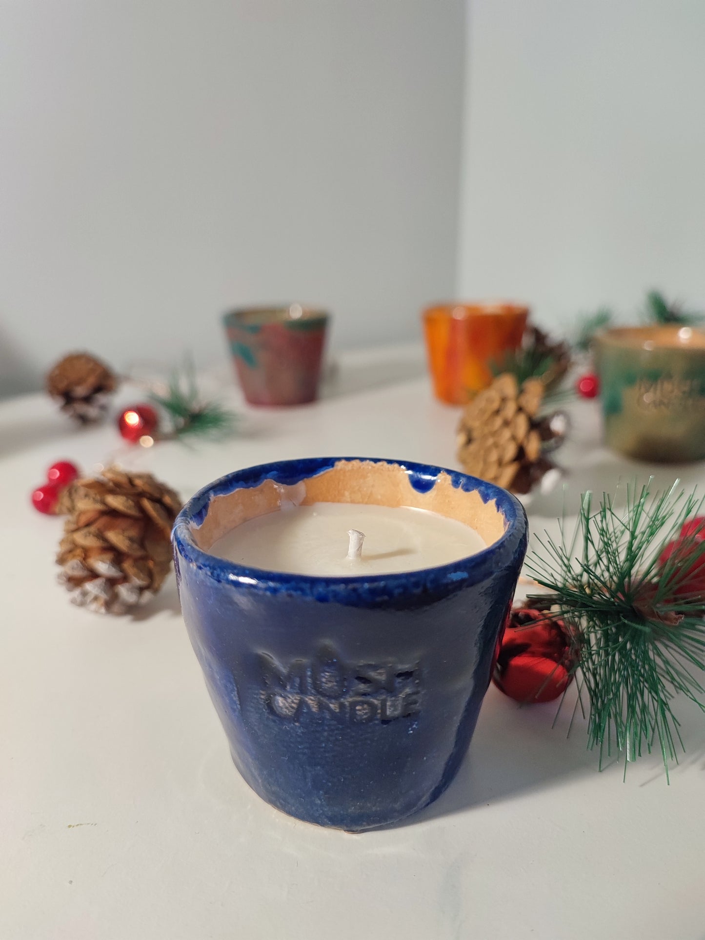 COLLEZIONE AKIRA - EDIZIONE LIMITATA - Candele aromaterapiche in ceramica Raku