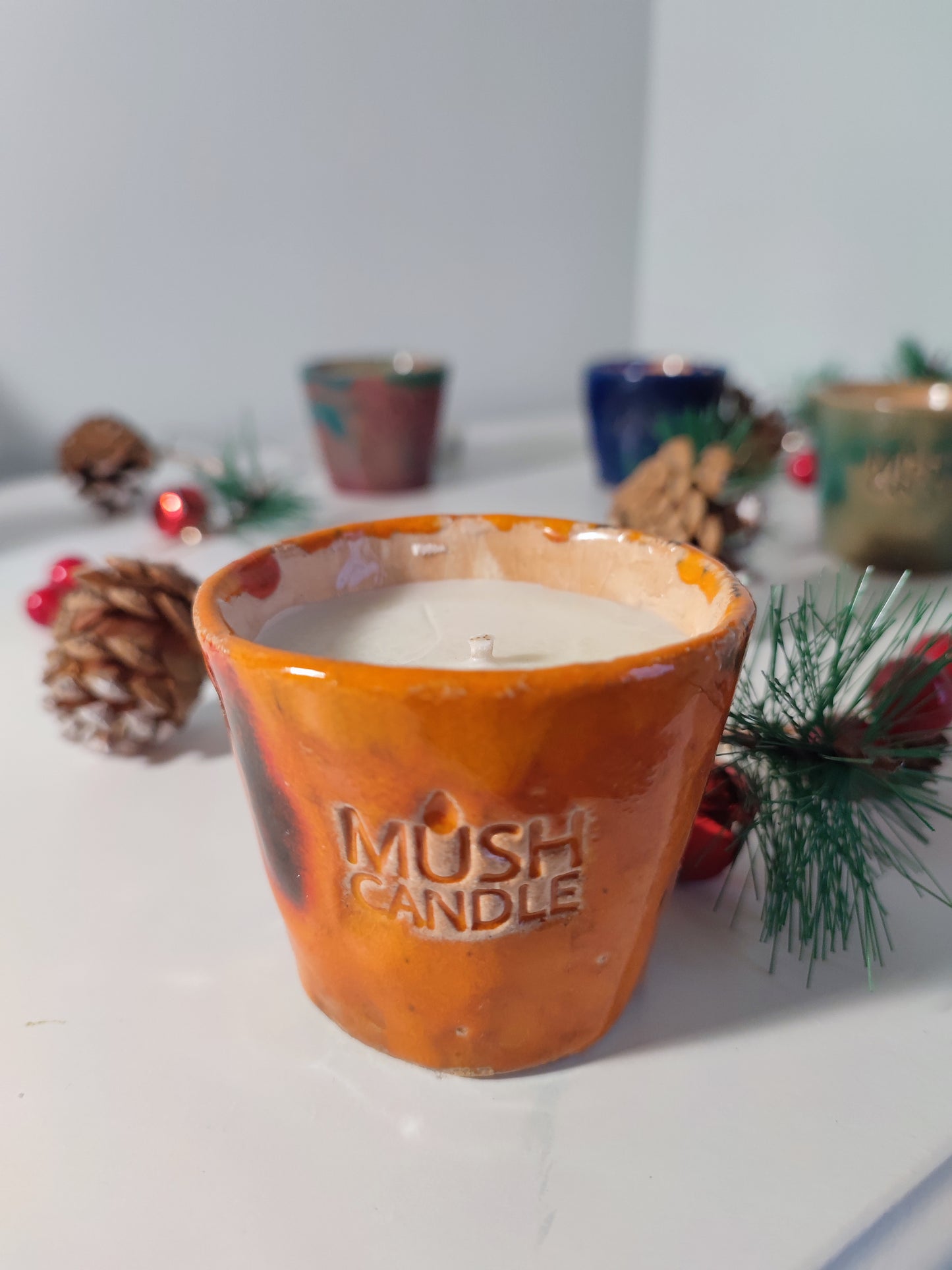 COLLEZIONE AKIRA - EDIZIONE LIMITATA - Candele aromaterapiche in ceramica Raku