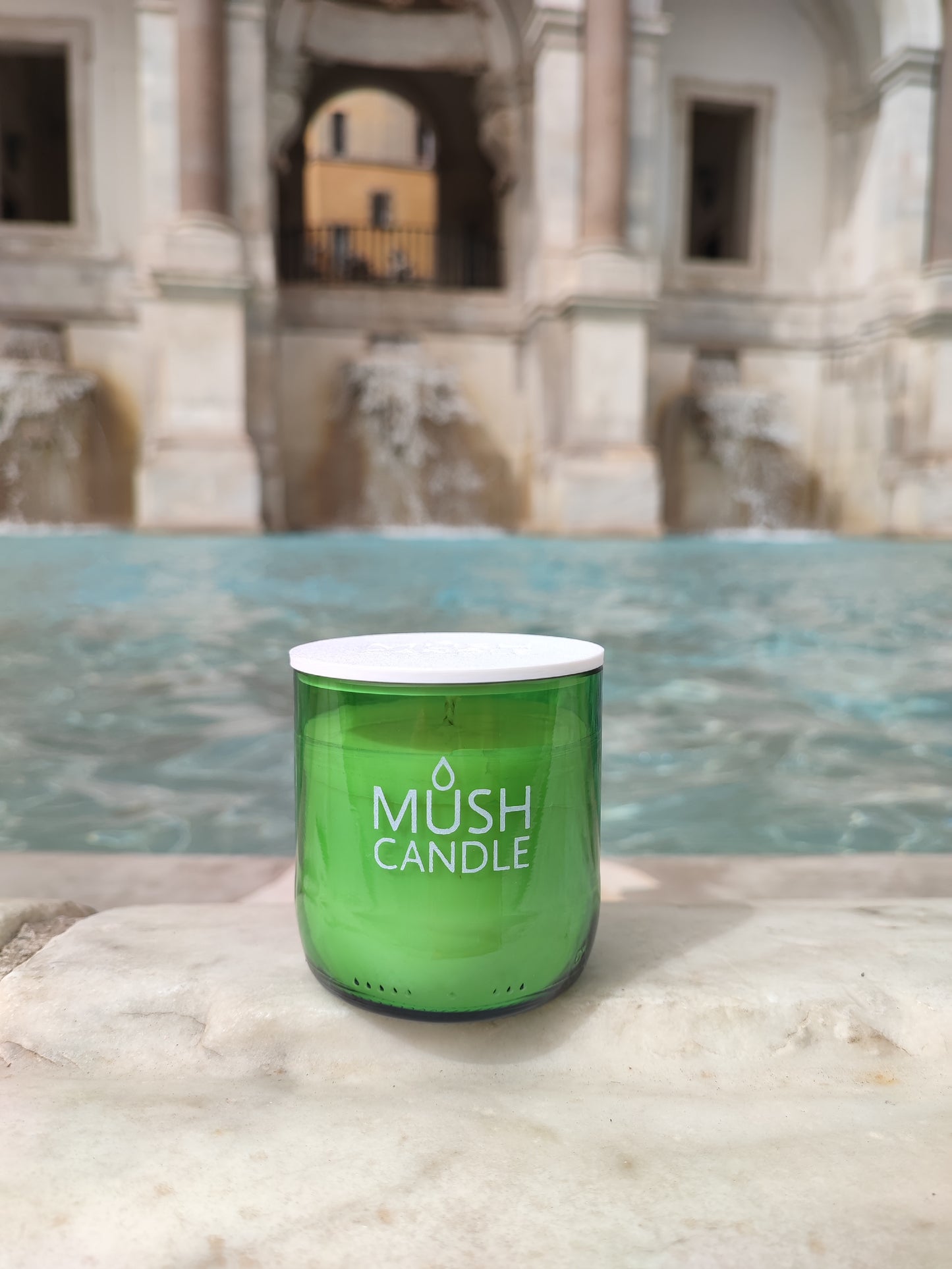 BUNDLE - 4 candele aromaterapiche in vetro riciclato