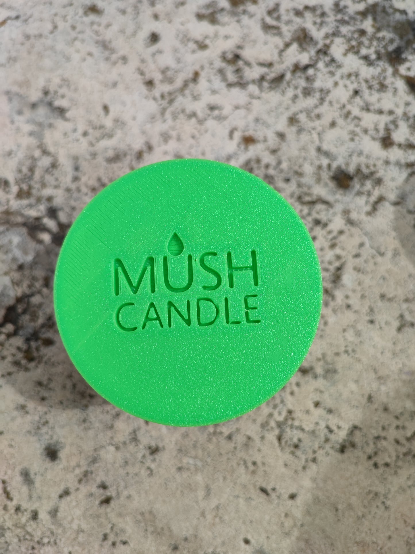 CANDELA AROMATERAPICA IN VETRO RICICLATO