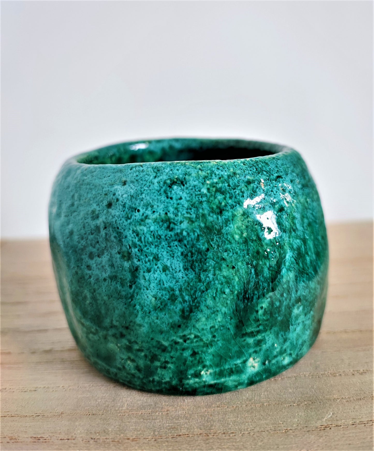 COLLEZIONE TERRALAGO - CANDELE IN VASETTI CERAMICA RAKU