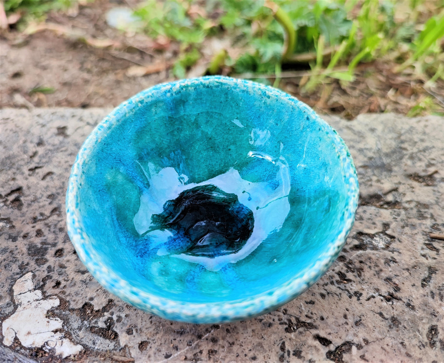 COLLEZIONE TERRALAGO - CANDELE AROMATERAPICHE IN CIOTOLINE PICCOLE DI CERAMICA RAKU