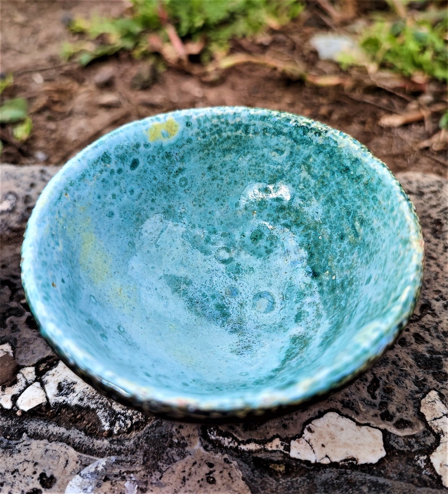 COLLEZIONE TERRALAGO - CANDELE AROMATERAPICHE IN CIOTOLINE PICCOLE DI CERAMICA RAKU