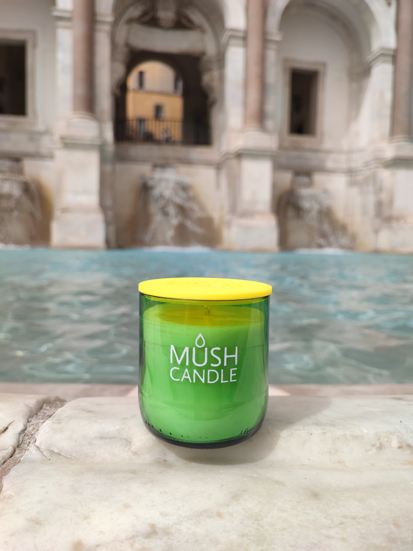 BUNDLE - 4 candele aromaterapiche in vetro riciclato